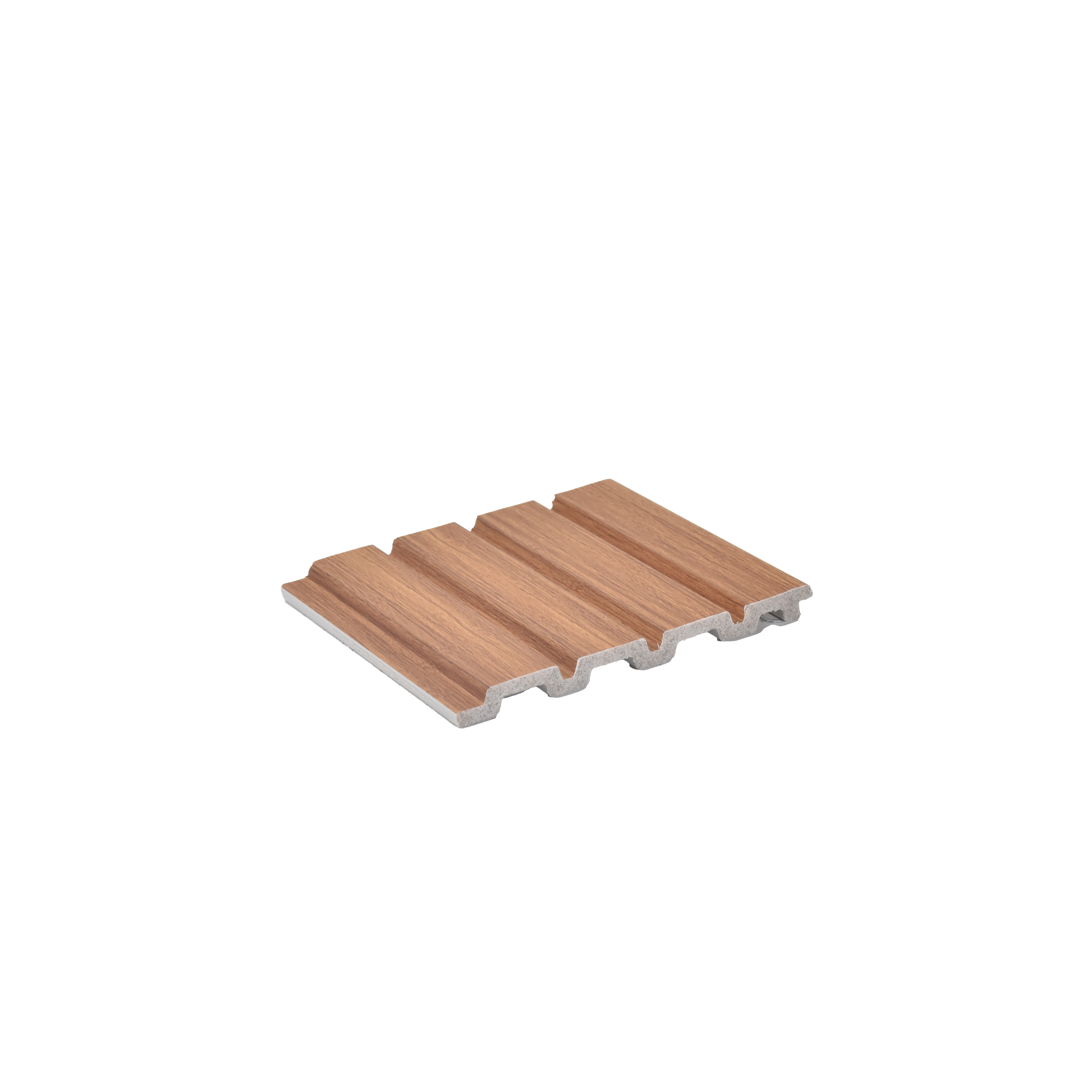 Brown Wooden Louver  4509 8 ft x 4.9 inch Charcoal Panel - 11 mm | Suitable for Feature Wall, TV Unit & Living Room | Width is Subjected to 5% Variation