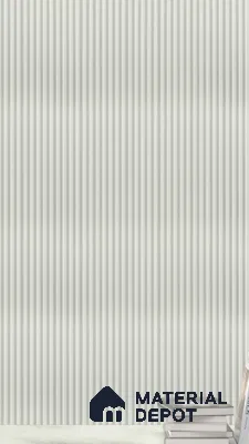 White Plain Colour Louver  4511 8 ft x 4.8 inch Charcoal Panel - 12 mm | Suitable for Feature Wall, TV Unit & Living Room | Width is Subjected to 5% Variation