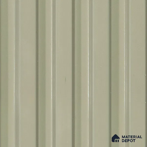 Cream Plain Colour Louver  4512 8 ft x 4.8 inch Charcoal Panel - 12 mm | Suitable for Feature Wall, TV Unit & Living Room | Width is Subjected to 5% Variation