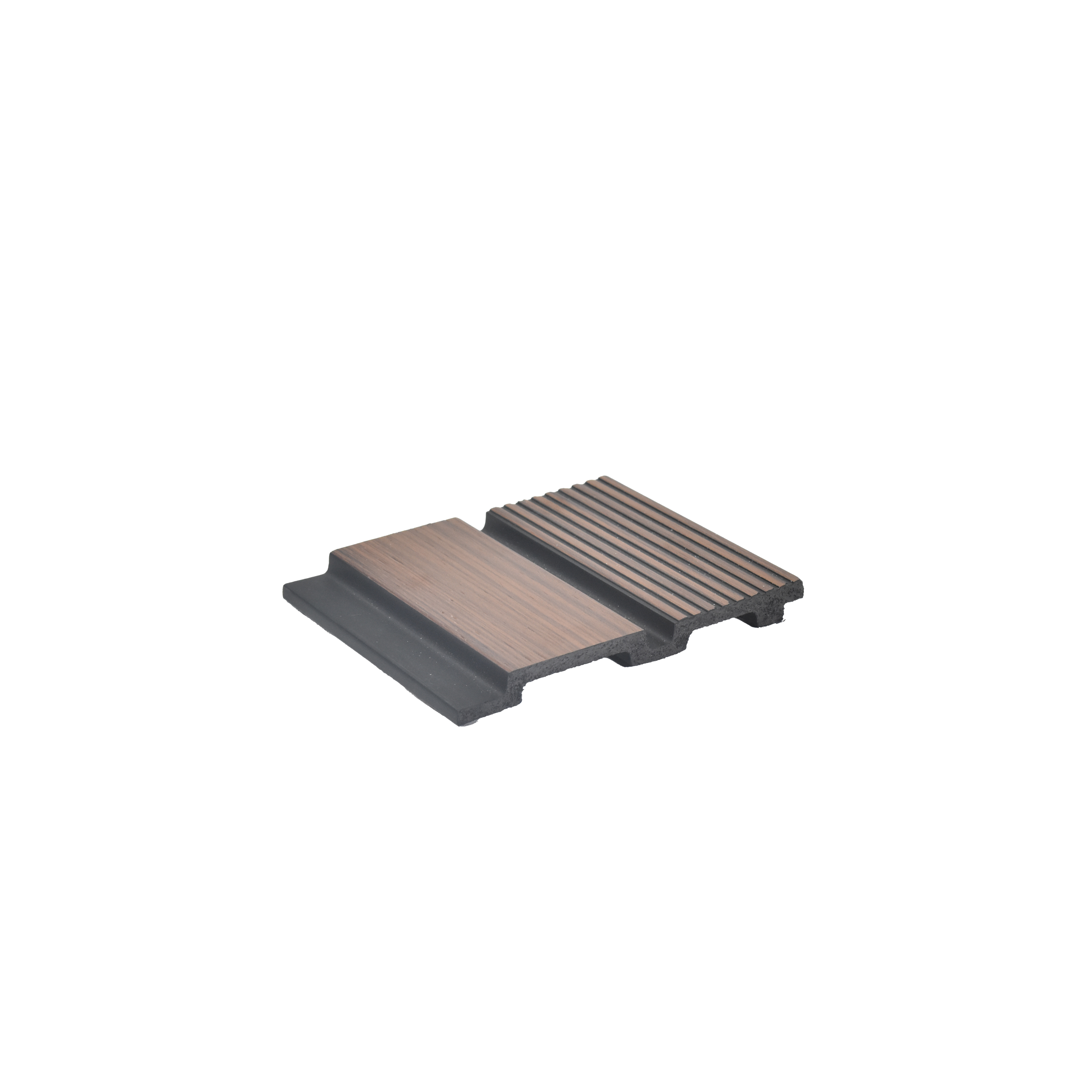 Brown Wooden Louver 4533 8 ft x 4.7 inch Charcoal Panel - 12 mm | Suitable for Feature Wall, TV Unit & Living Room | Width is Subjected to 5% Variation