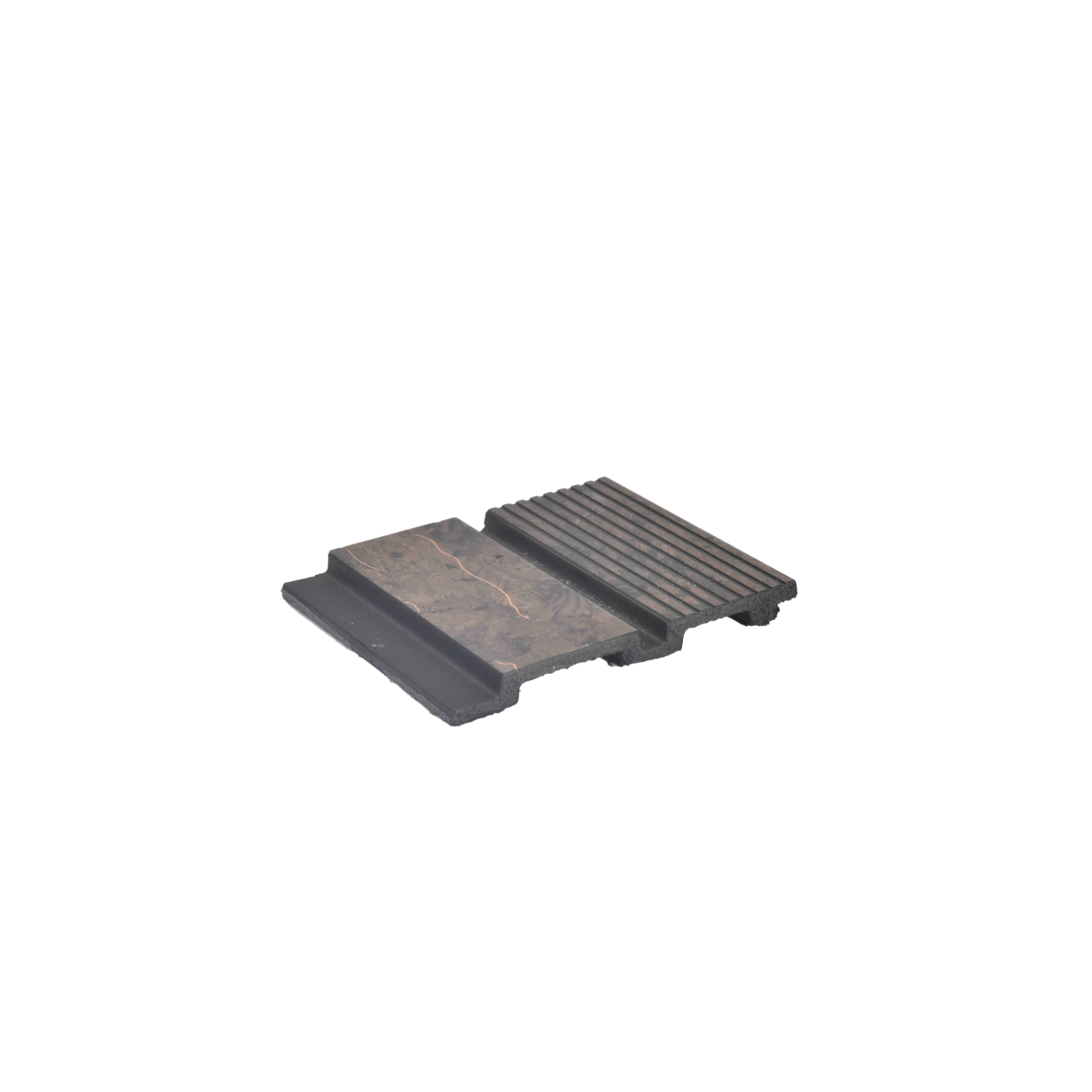 Brown Rustic Louver  4534 8 ft x 4.7 inch Charcoal Panel - 12 mm | Suitable for Feature Wall, TV Unit & Living Room | Width is Subjected to 5% Variation