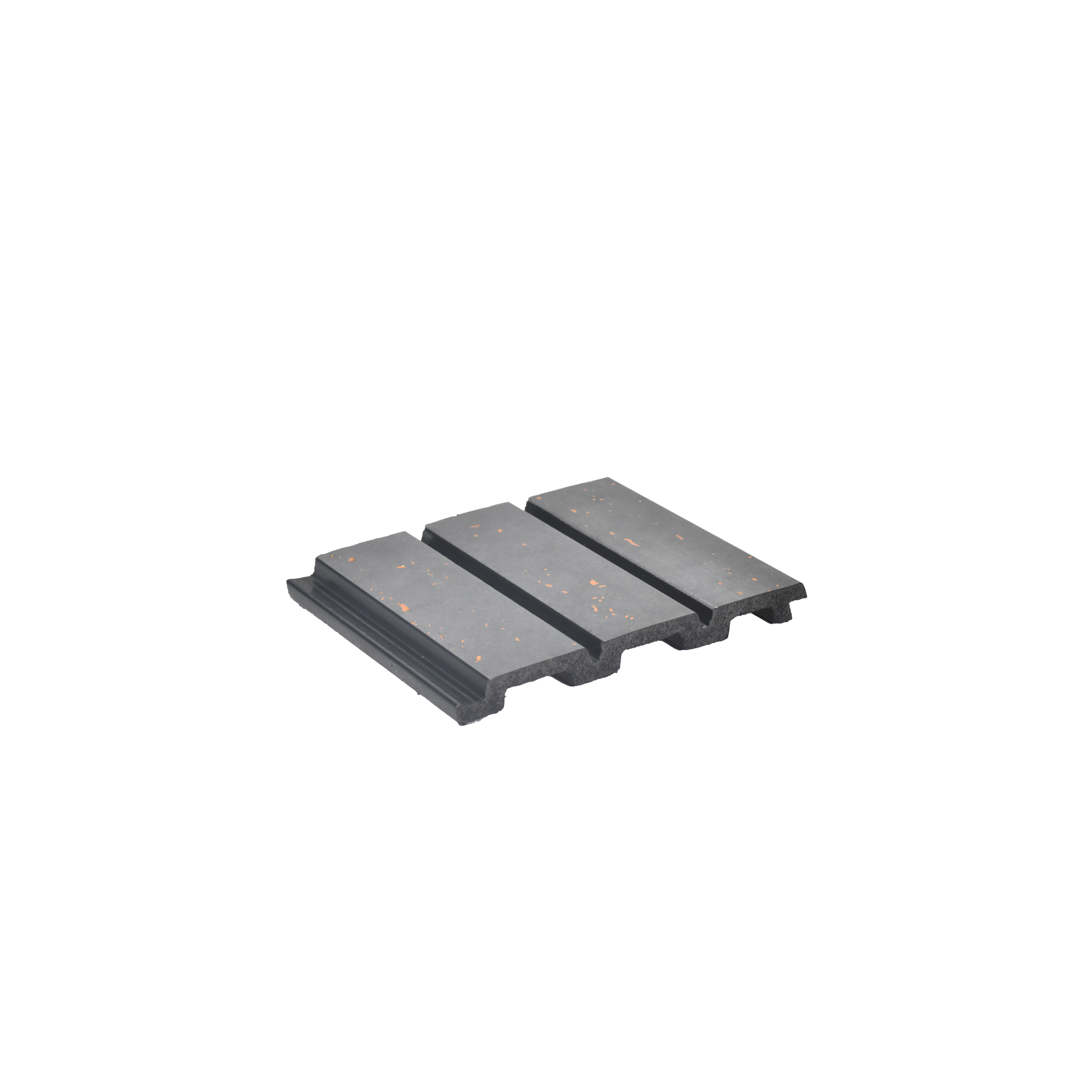 Grey Stone Louver  4702 8 ft x 4.8 inch Charcoal Panel - 12 mm | Suitable for Feature Wall, TV Unit & Living Room | Width is Subjected to 5% Variation