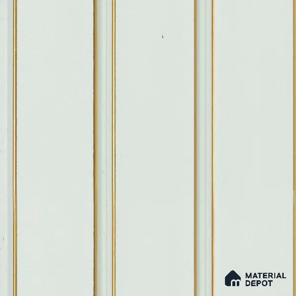 White Marble Louver  4703 8 ft x 4.8 inch Charcoal Panel - 12 mm | Suitable for Feature Wall, TV Unit & Living Room | Width is Subjected to 5% Variation