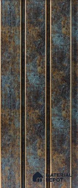 Brown Stone Louver 4704 8 ft x 4.8 inch Charcoal Panel - 12 mm | Suitable for Feature Wall, TV Unit & Living Room | Width is Subjected to 5% Variation