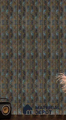 Brown Stone Louver  4704 8 ft x 4.8 inch Charcoal Panel - 12 mm | Suitable for Feature Wall, TV Unit & Living Room | Width is Subjected to 5% Variation