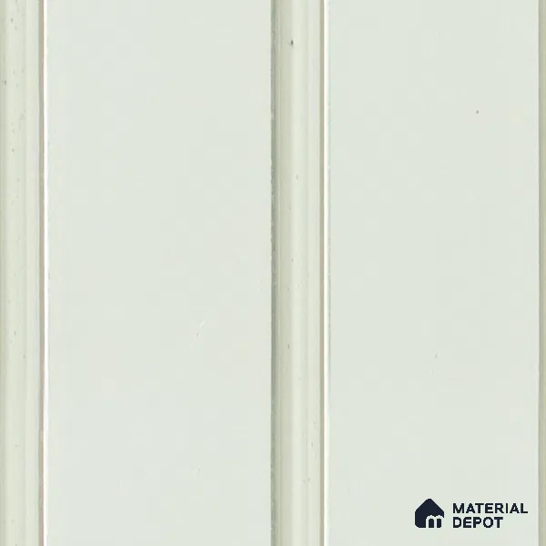 White Plain Colour Louver 4705 8 ft x 4.8 inch Charcoal Panel - 12 mm | Suitable for Feature Wall, TV Unit & Living Room | Width is Subjected to 5% Variation