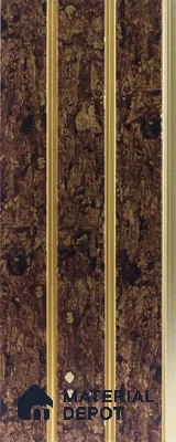 Brown Rustic Louver  4706 8 ft x 4.8 inch Charcoal Panel - 12 mm | Suitable for Feature Wall, TV Unit & Living Room | Width is Subjected to 5% Variation