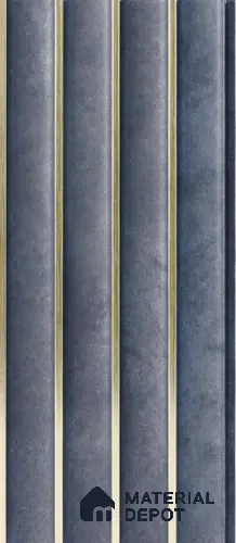 Grey Stone Louver 8520 8 ft x 4.9 inch Charcoal Panel - 12 mm | Suitable for Feature Wall, TV Unit & Living Room | Width is Subjected to 5% Variation