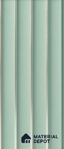Green Plain Colour Louver 8521 GRE ( 8521) 8 ft x 4.9 inch Charcoal Panel - 12 mm | Suitable for Feature Wall, TV Unit & Living Room | Width is Subjected to 5% Variation