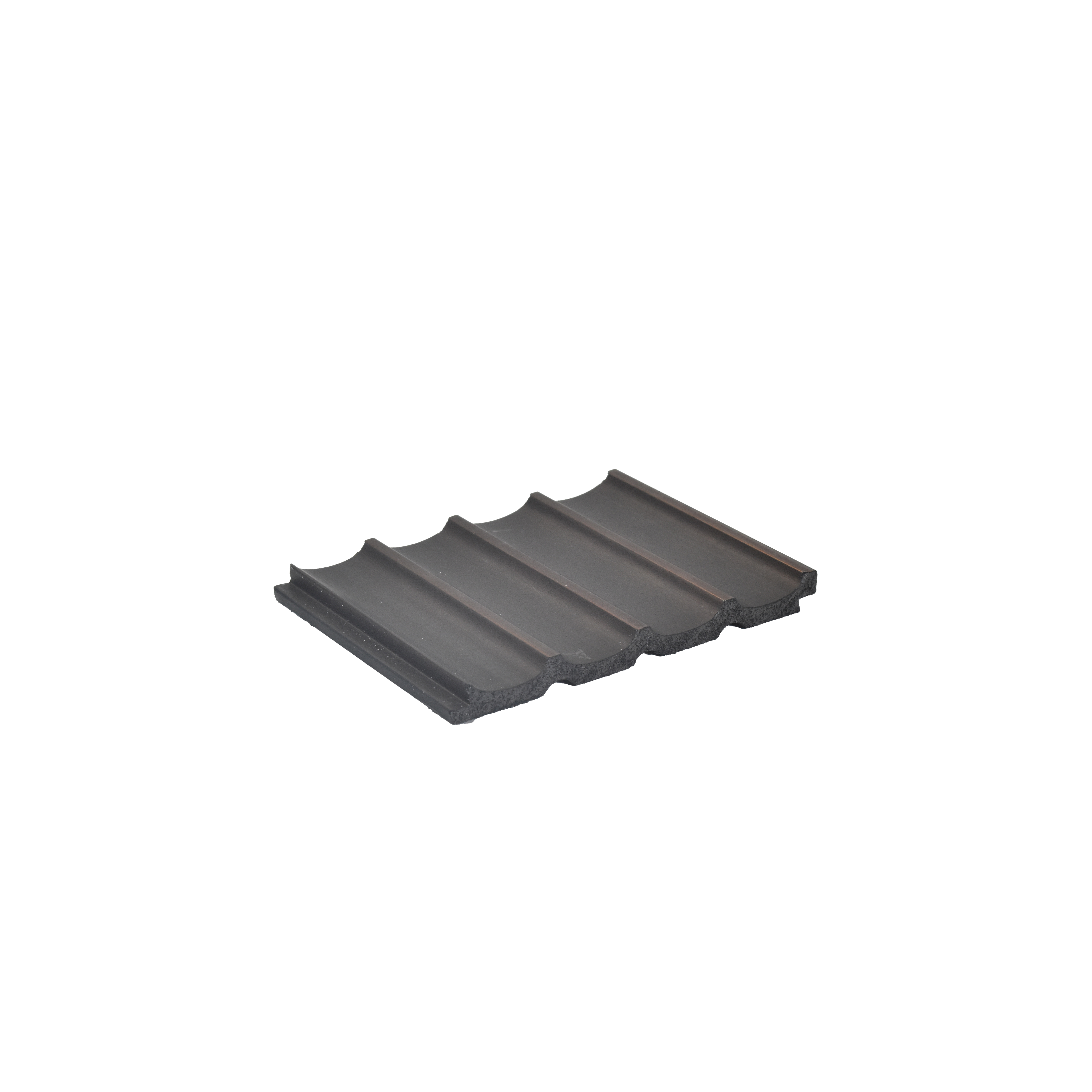 Brown Plain Colour Louver  8523 8 ft x 4.9 inch Charcoal Panel - 12 mm | Suitable for Feature Wall, TV Unit & Living Room | Width is Subjected to 5% Variation