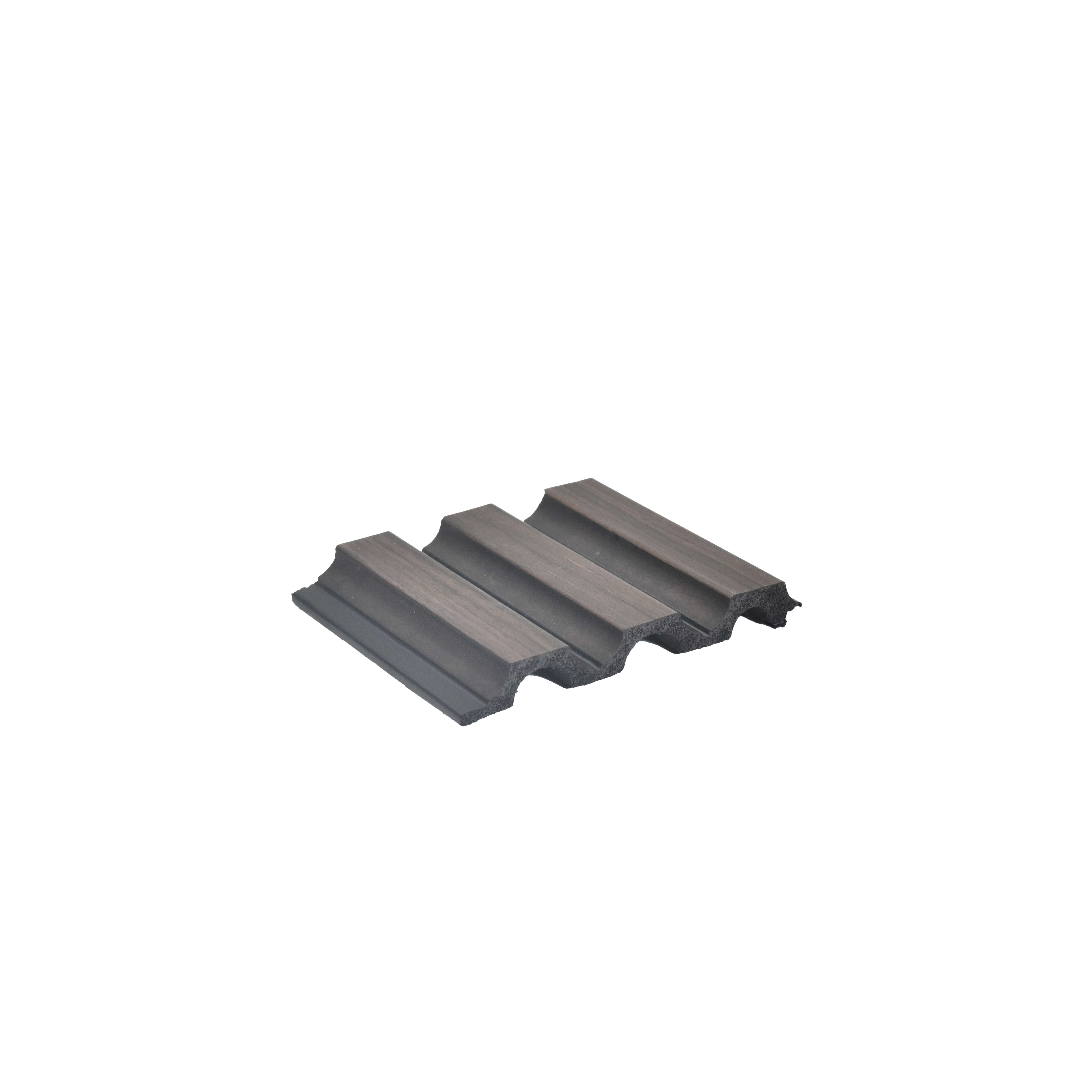 Brown Wooden Louver  8530 8 ft x 4.9 inch Charcoal Panel - 12 mm | Suitable for Feature Wall, TV Unit & Living Room | Width is Subjected to 5% Variation