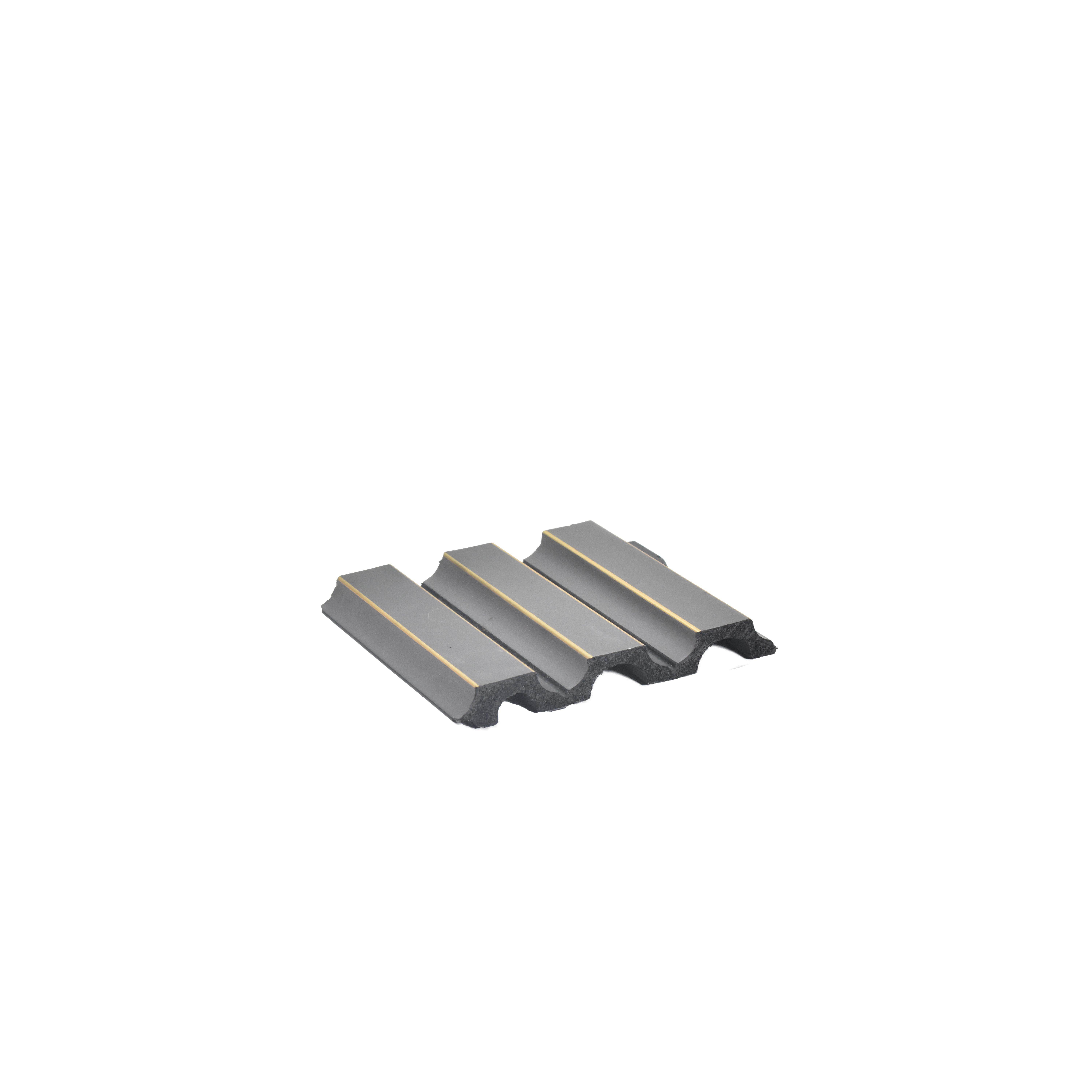 Grey Plain Colour Louver  8531 8 ft x 4.9 inch Charcoal Panel - 12 mm | Suitable for Feature Wall, TV Unit & Living Room | Width is Subjected to 5% Variation