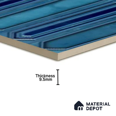 Faux Subway Wall Tile TL 07525   12 inch x 12 inch Ceramic Glossy Finish - 9.5 mm | Suitable for Accent / Feature Walls, Bathroom, Kitchen Wall & Backsplashes | Please Expect a Slight Variation of Pattern