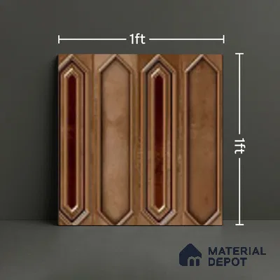 Faux Subway Wall Tile TL 07525 C   12 inch x 12 inch Ceramic Glossy Finish - 9.5 mm | Suitable for Accent / Feature Walls, Bathroom, Kitchen Wall & Backsplashes | Please Expect a Slight Variation of Pattern