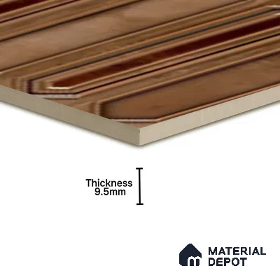 Faux Subway Wall Tile TL 07525 C   12 inch x 12 inch Ceramic Glossy Finish - 9.5 mm | Suitable for Accent / Feature Walls, Bathroom, Kitchen Wall & Backsplashes | Please Expect a Slight Variation of Pattern