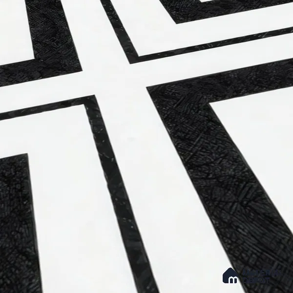 Moroccan Floor & Wall Tile TL 07312 Mono Cross 1 ft x 1 ft Ceramic Matte Finish - 9 mm | Suitable For Kitchen, Bathroom, Living Area | Please Expect a Slight Variation of Pattern (Sample)