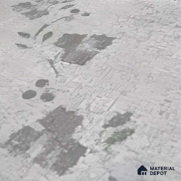 Moroccan Floor & Wall Tile TL 07296 Ash Petal 1 ft x 1 ft Ceramic Matte Finish - 9 mm | Suitable For Kitchen, Bathroom, Living Area | Please Expect a Slight Variation of Pattern (Sample)