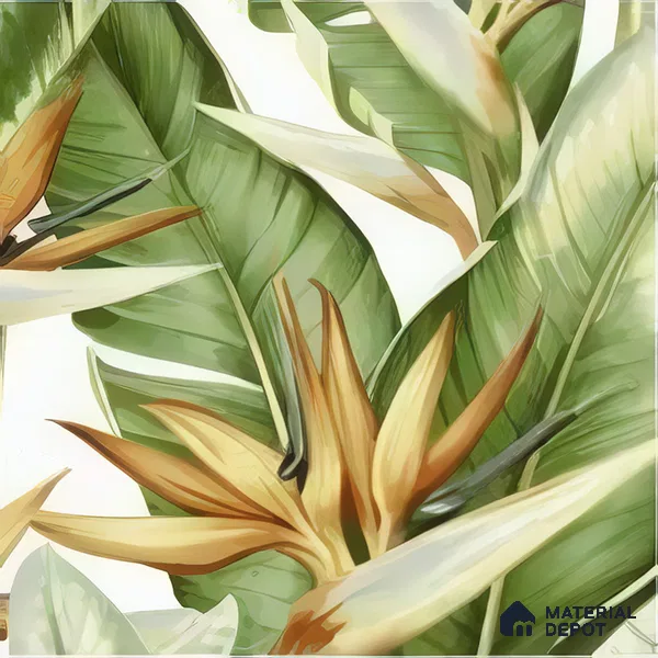 Moroccan Floor & Wall Tile TL 07325 D Lush Haven 1 ft x 1 ft Ceramic Matte Finish - 9 mm | Suitable For Kitchen, Bathroom, Dining Area | Please Expect a Slight Variation of Pattern (Sample)