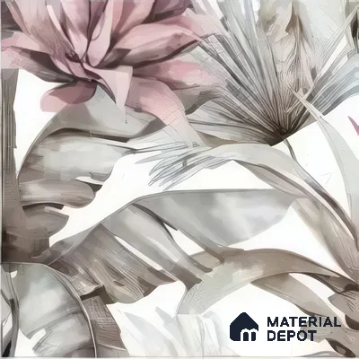 Moroccan Floor & Wall Tile TL 07324 Blush Breeze 1 ft x 1 ft Ceramic Matte Finish - 9 mm | Suitable For Kitchen, Bathroom, Dining Area | Please Expect a Slight Variation of Pattern