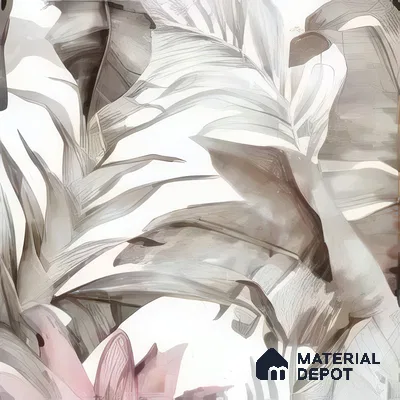 Moroccan Floor & Wall Tile TL 07324 C Petal Whisper 1 ft x 1 ft Ceramic Matte Finish - 9 mm | Suitable For Kitchen, Bathroom, Dining Area | Please Expect a Slight Variation of Pattern (Sample)