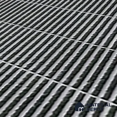 TL 07173 Blend Cosmo Charcoal 1 ft x 1 ft Glossy Finish Ceramic Tile - 10 mm | Please Expect a Slight Variation of Pattern