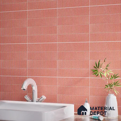 TL 07173 B Blend Cosmo Cipria 1 ft x 1 ft Glossy Finish Ceramic Tile - 10 mm | Please Expect a Slight Variation of Pattern
