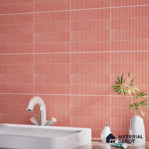 TL 07173 B Blend Cosmo Cipria 1 ft x 1 ft Glossy Finish Ceramic Tile - 10 mm | Please Expect a Slight Variation of Pattern