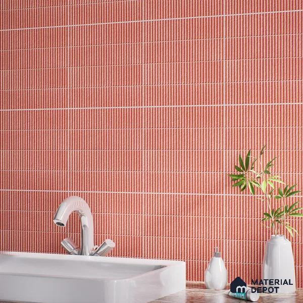 TL 07173 B Blend Cosmo Cipria 1 ft x 1 ft Glossy Finish Ceramic Tile - 10 mm | Please Expect a Slight Variation of Pattern