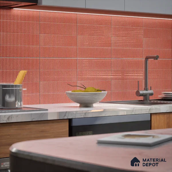 TL 07173 B Blend Cosmo Cipria 1 ft x 1 ft Glossy Finish Ceramic Tile - 10 mm | Please Expect a Slight Variation of Pattern