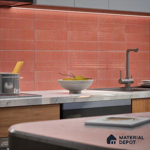 TL 07173 B Blend Cosmo Cipria 1 ft x 1 ft Glossy Finish Ceramic Tile - 10 mm | Please Expect a Slight Variation of Pattern