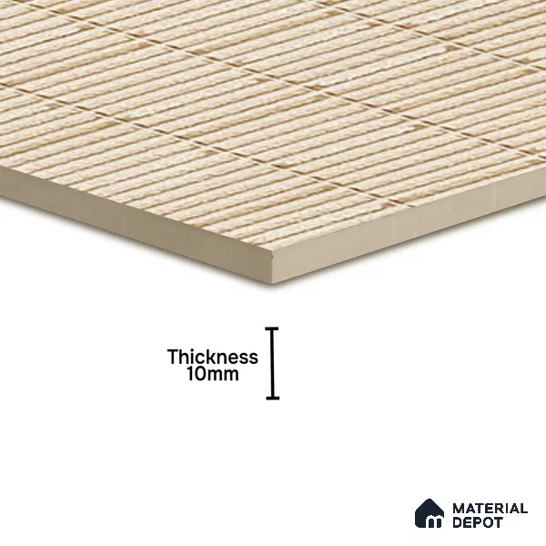 TL 07173 C Blend Cosmo Crema 1 ft x 1 ft Glossy Finish Ceramic Tile - 10 mm | Please Expect a Slight Variation of Pattern