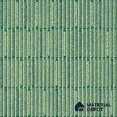 TL 07173 D Blend Cosmo Olive 1 ft x 1 ft Glossy Finish Ceramic Tile - 10 mm | Please Expect a Slight Variation of Pattern
