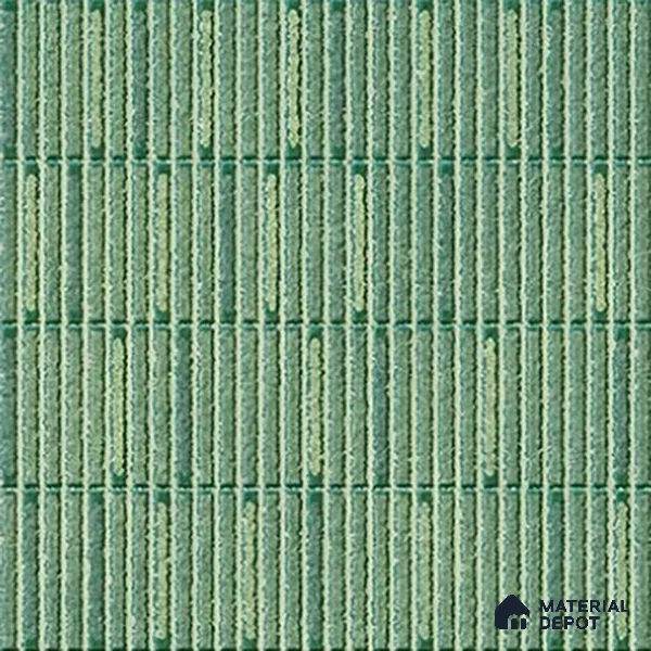 TL 07173 D Blend Cosmo Olive 1 ft x 1 ft Glossy Finish Ceramic Tile - 10 mm | Please Expect a Slight Variation of Pattern