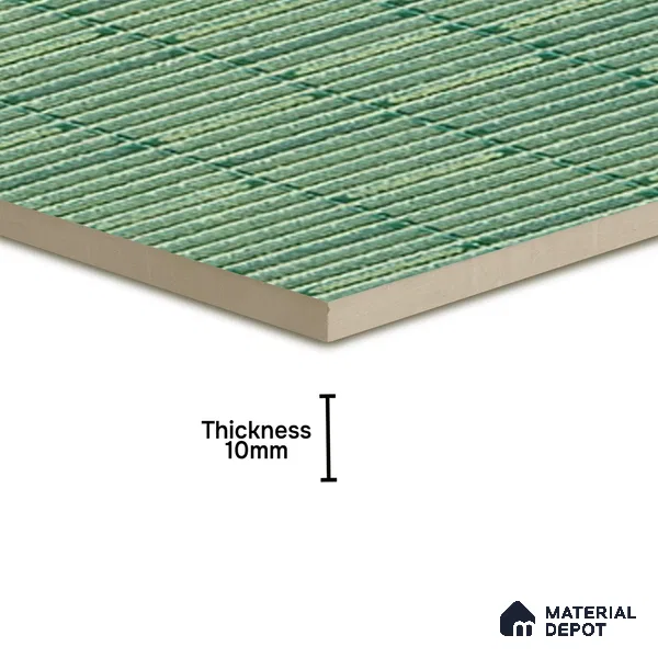 TL 07173 D Blend Cosmo Olive 1 ft x 1 ft Glossy Finish Ceramic Tile - 10 mm | Please Expect a Slight Variation of Pattern