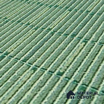 TL 07173 D Blend Cosmo Olive 1 ft x 1 ft Glossy Finish Ceramic Tile - 10 mm | Please Expect a Slight Variation of Pattern