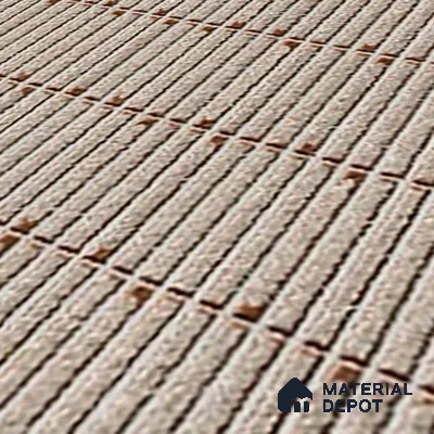 TL 07173 F Blend Cosmo Taupе 1 ft x 1 ft Glossy Finish Ceramic Tile - 10 mm | Please Expect a Slight Variation of Pattern