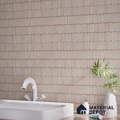 TL 07173 F Blend Cosmo Taupе 1 ft x 1 ft Glossy Finish Ceramic Tile - 10 mm | Please Expect a Slight Variation of Pattern