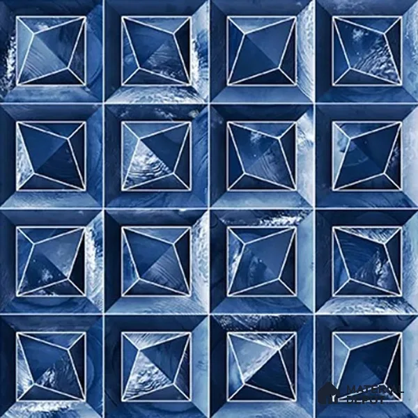 TL 07183 B Prism Cosmo Admiral 1 ft x 1 ft Glossy Finish Ceramic Tile - 10 mm