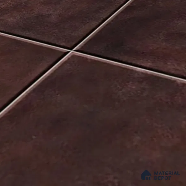 Stone Wall & Floor TL 07175 B Kenzo Cosmo Burgundy 1 ft x 1 ft Glossy Finish Ceramic Tile - 10 mm