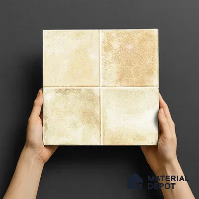 Stone Wall & Floor TL 07175 C Kenzo Cosmo Crema 1 ft x 1 ft Glossy Finish Ceramic Tile - 10 mm