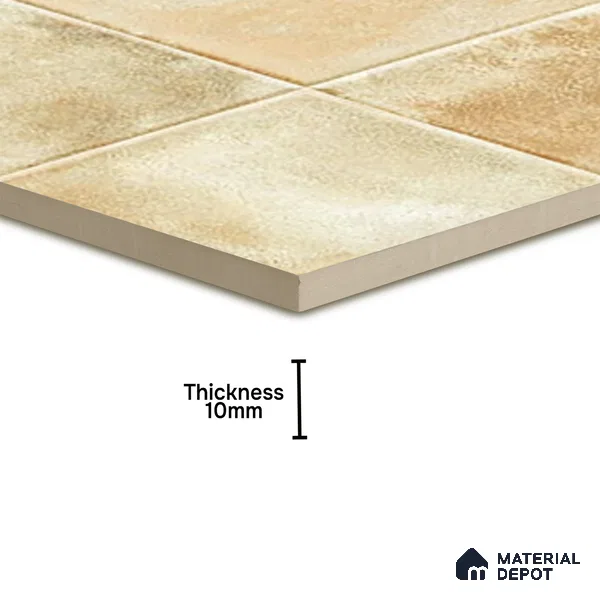Stone Wall & Floor TL 07175 C Kenzo Cosmo Crema 1 ft x 1 ft Glossy Finish Ceramic Tile - 10 mm