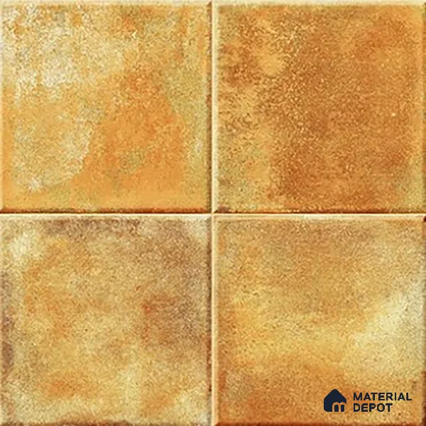 Stone Wall & Floor TL 07175 E Kenzo Cosmo Mustard 1 ft x 1 ft Glossy Finish Ceramic Tile - 10 mm