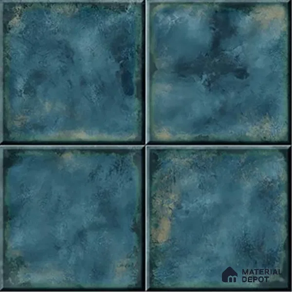 Stone Wall & Floor TL 07175 F Kenzo Cosmo Ocean 1 ft x 1 ft Glossy Finish Ceramic Tile - 10 mm