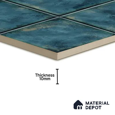 Stone Wall & Floor TL 07175 F Kenzo Cosmo Ocean 1 ft x 1 ft Glossy Finish Ceramic Tile - 10 mm