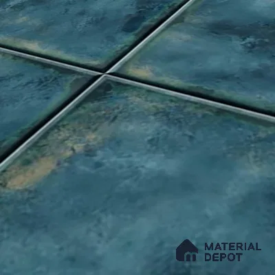 Stone Wall & Floor TL 07175 F Kenzo Cosmo Ocean 1 ft x 1 ft Glossy Finish Ceramic Tile - 10 mm