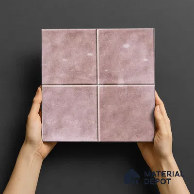 TL 07175 G Kenzo Cosmo Plum 1 ft x 1 ft Glossy Finish Ceramic Tile - 10 mm