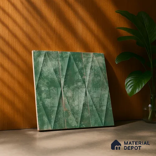 TL 07182 Plaka Cosmo Aviation 1 ft x 1 ft Glossy Finish Ceramic Tile - 10 mm