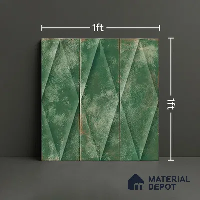 TL 07182 Plaka Cosmo Aviation 1 ft x 1 ft Glossy Finish Ceramic Tile - 10 mm