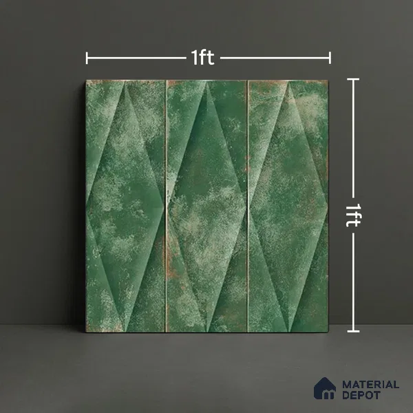 TL 07182 Plaka Cosmo Aviation 1 ft x 1 ft Glossy Finish Ceramic Tile - 10 mm