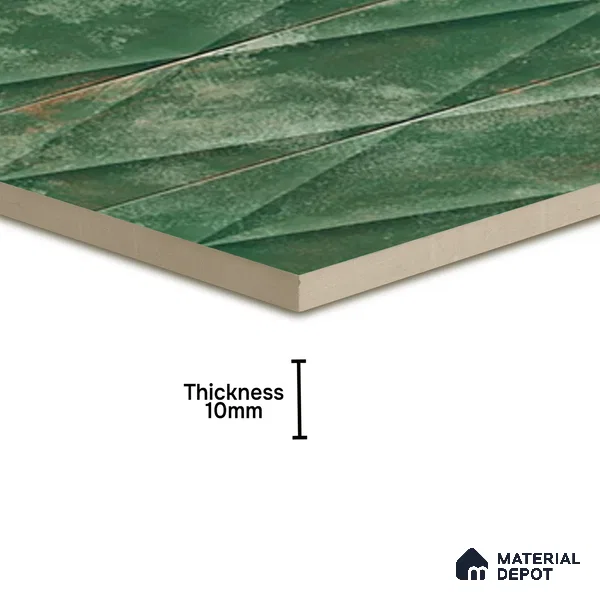 TL 07182 Plaka Cosmo Aviation 1 ft x 1 ft Glossy Finish Ceramic Tile - 10 mm